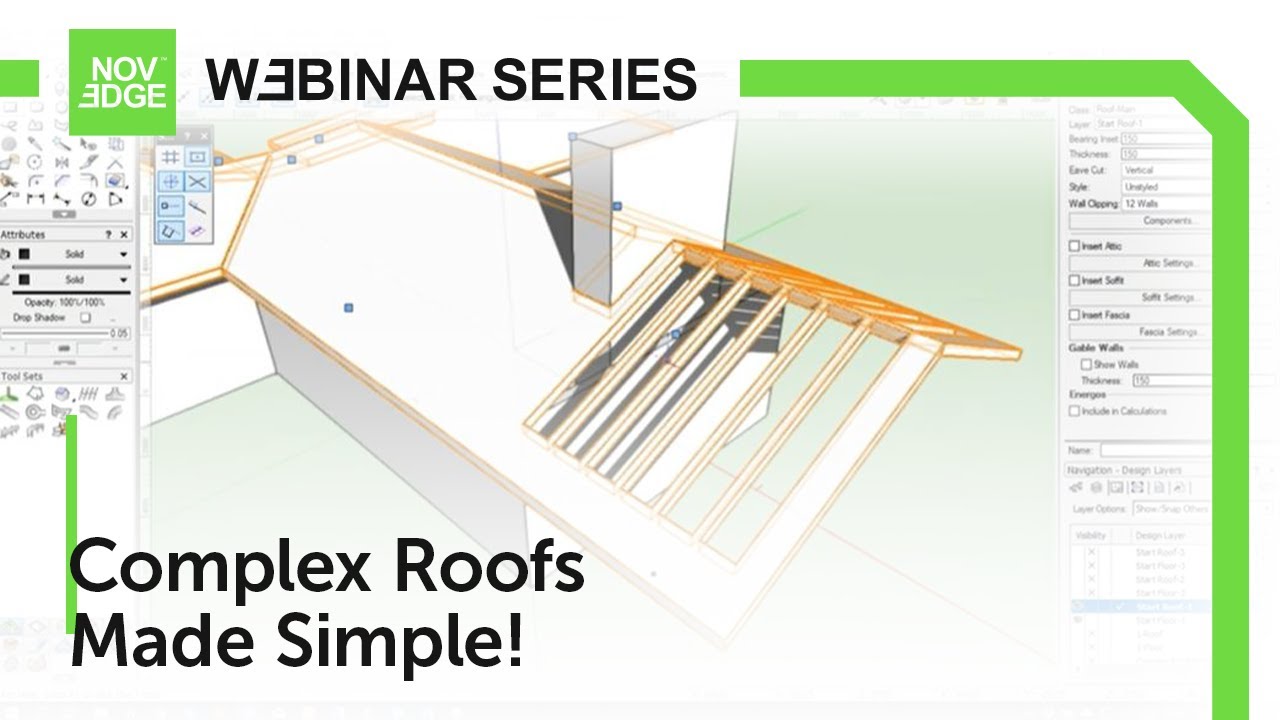 How to Deal With Complex Roofs with Vectorworks