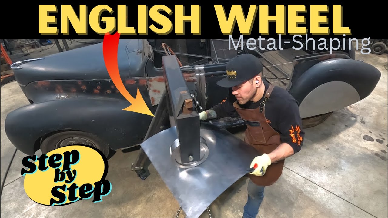 Metal Shaping LOW CROWN Panels with the English wheel 1938 Zephyr Coupe Conversion