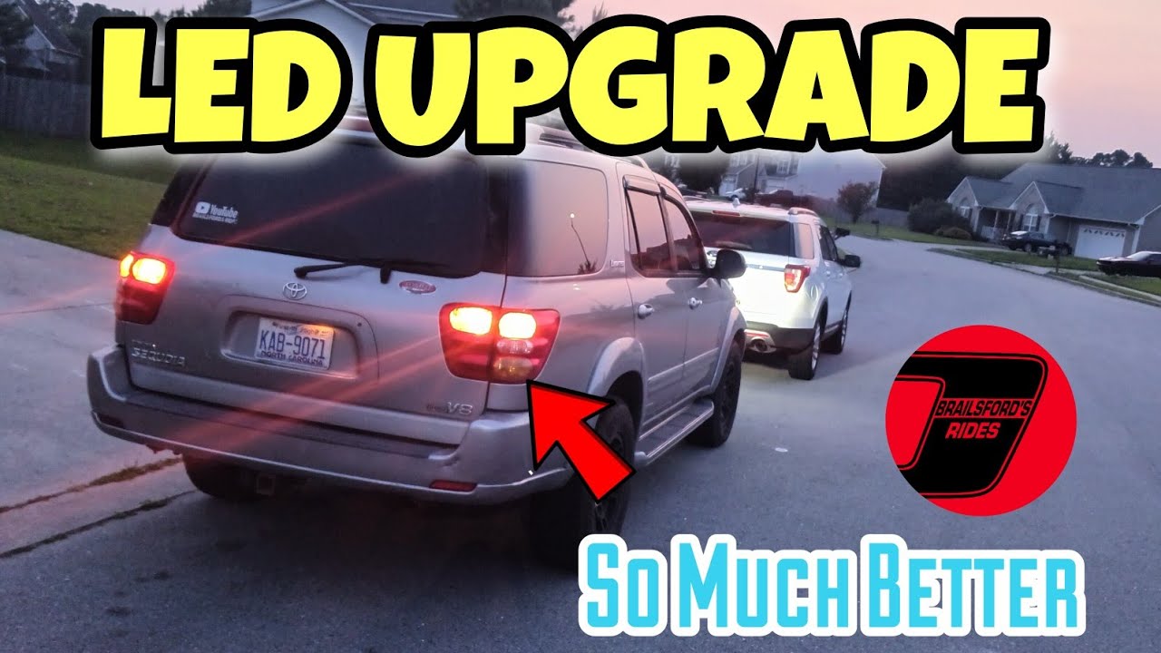 First Generation 2000-2006 Toyota Sequoia 4 Minute LED Tail Light Upgrade From @AUXITOLED