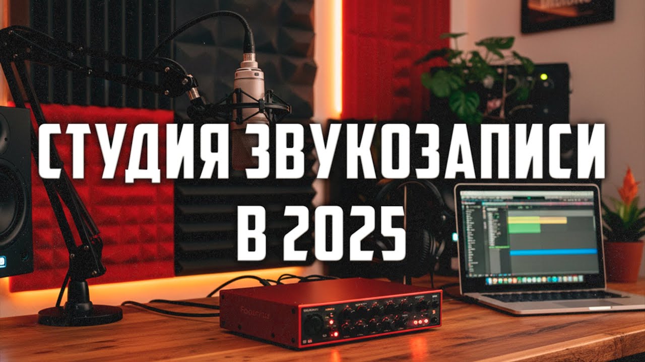Всё что нужно знать о домашней студии звукозаписи в 2025 году!