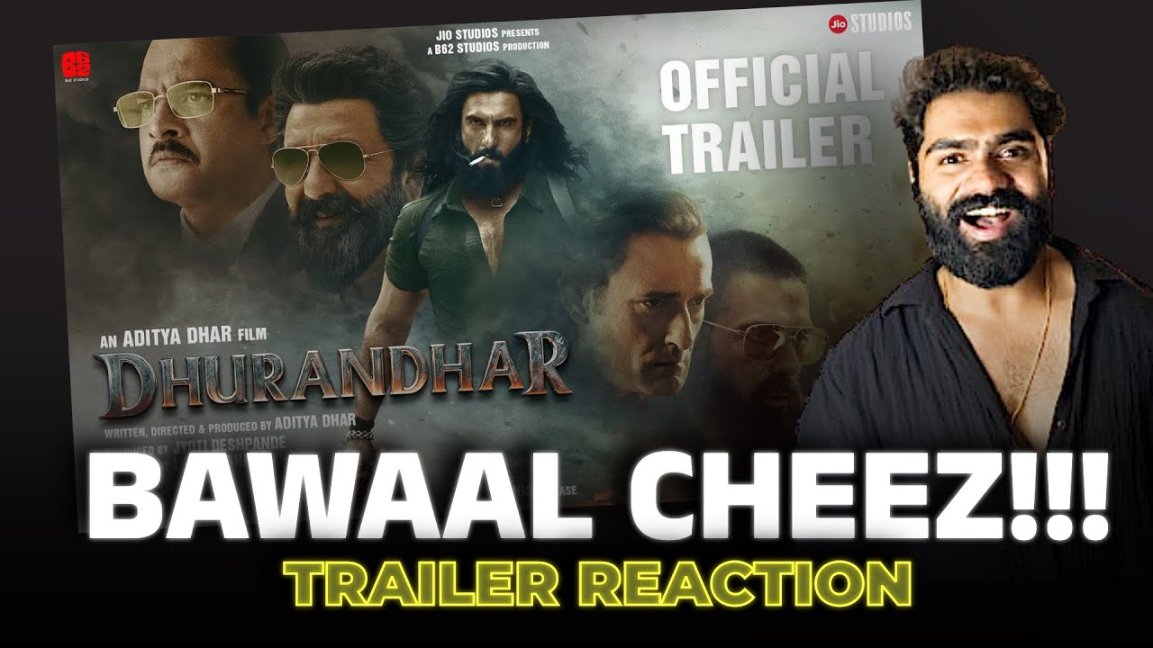 Dhurandhar Official Trailer Reaction | Ranveer Singh | In Cinemas 5th December 2025