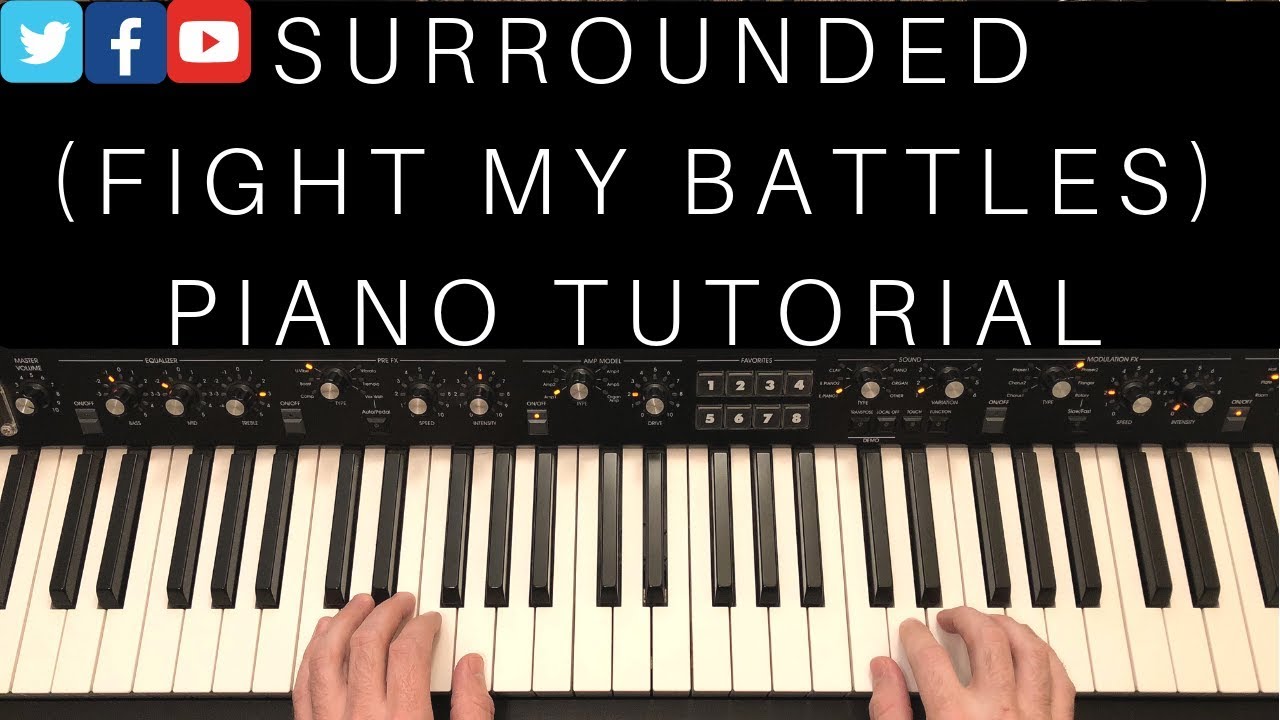 Surrounded (Fight My Battles) Piano Tutorial | Michael W. Smith