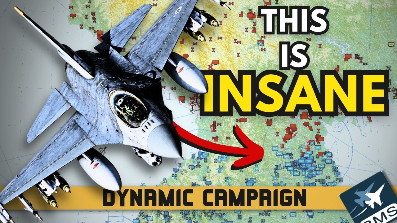 Потрясающая динамическая кампания &mdash; игрок в DCS впервые пробует Falcon BMS!