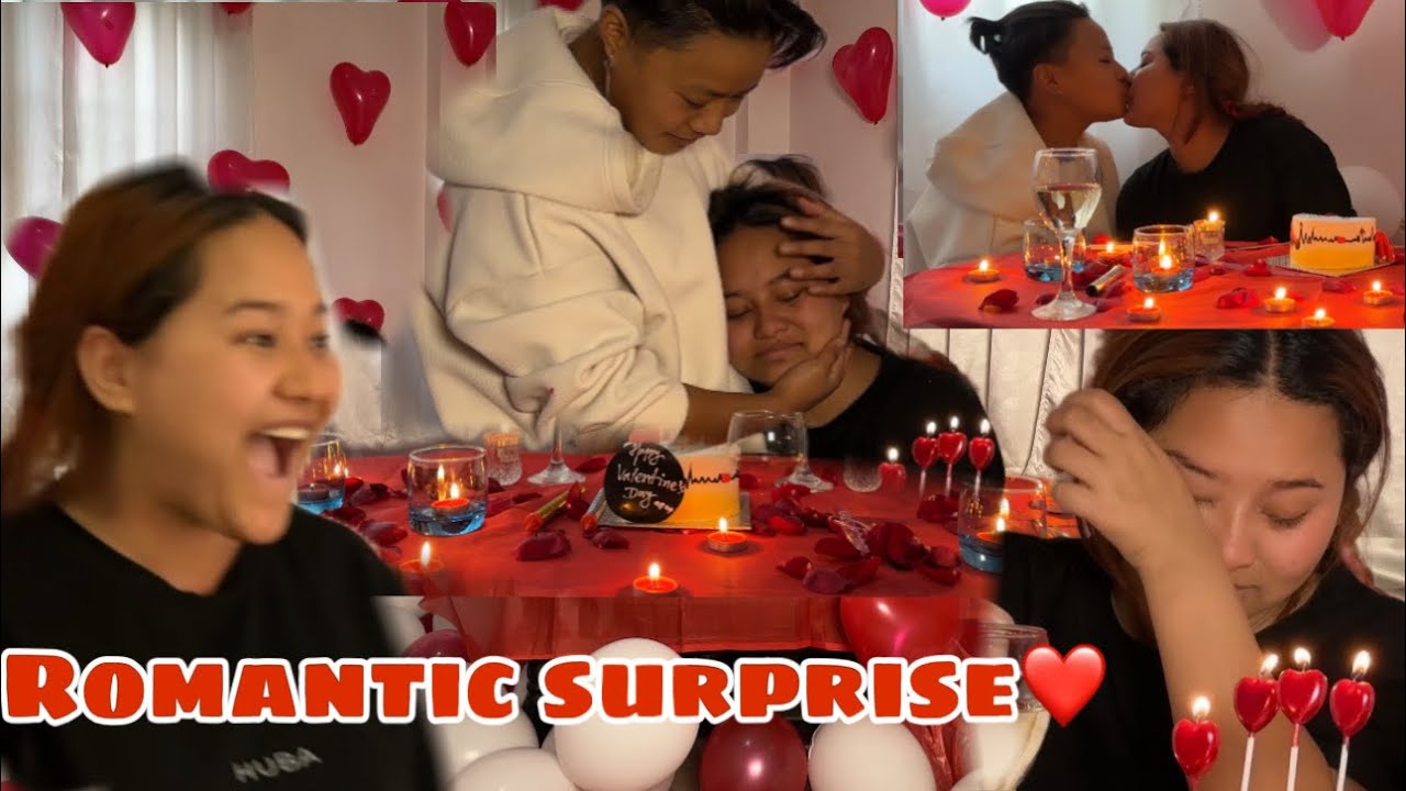 FIRST TIME VALENTINES DAY SURPRISE GARIYO MERO SANU LAI ❤️ ROMANTIC TA HUNU PARCHA HAI THIKAI😆