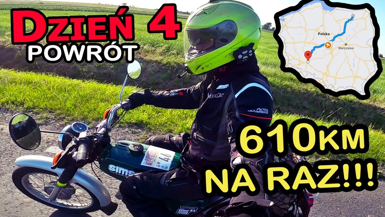 Simsonem S51 przez Polskę w jeden dzień! | Rajd Koguta 2022 | Dzień 4 | #Potomaszmoto | Cz. 4 z 4