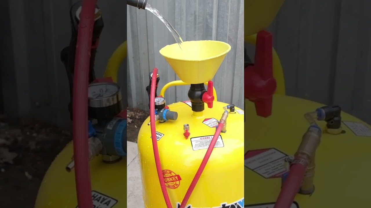 Hava Kompresörleri İle Çalışan Maraton 90 Litre Köpük Püskürtme Tankları