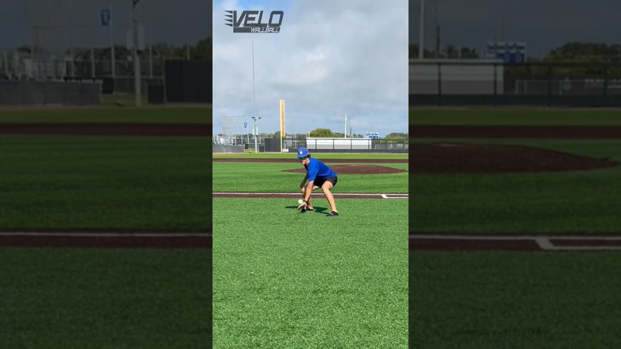 Awesome Baseball Infielder Drill with the VELO WallBall #baseball #drills
