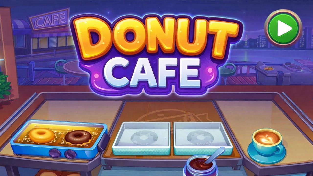 🎮 Cooking Craze – Gerenciando minha cafeteria de donuts
