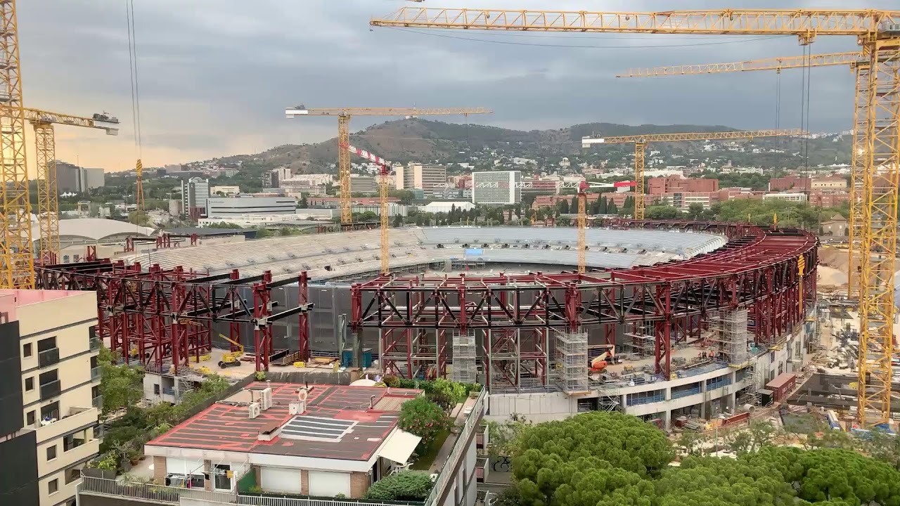 Obras Camp Nou en directo