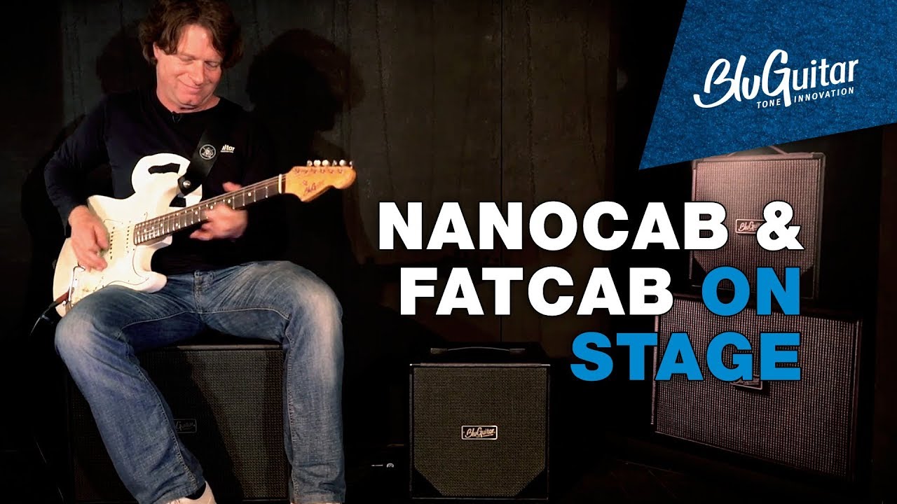 BluGuitar NANOCAB & FATCAB on stage