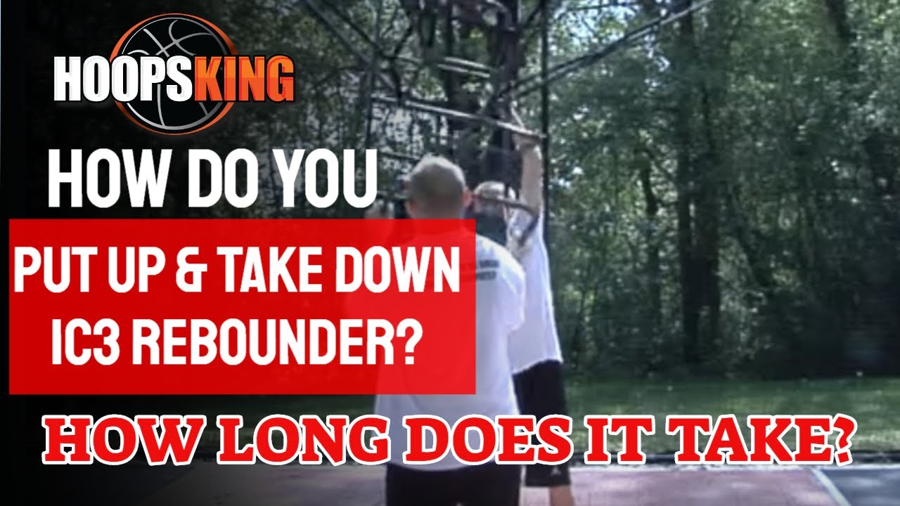 IC3 Basketball Shot Trainer Installation | How to Put Up & Take Down the iC3