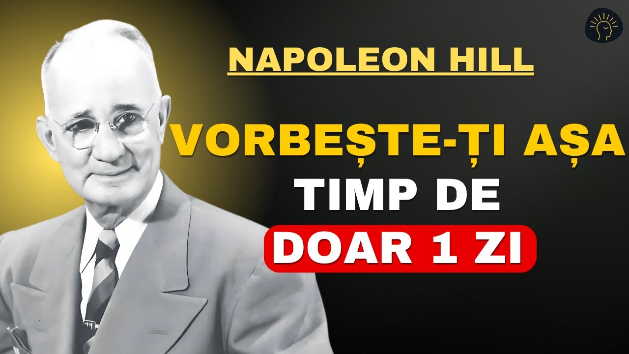 VORBEȘTE-ȚI AȘA TIMP DE DOAR 1 ZI | Motivație de la Napoleon Hill