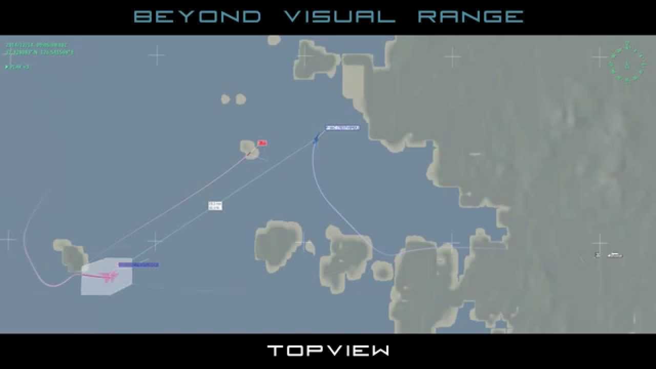 Falcon BMS: Medium Drag Defense (BVR multi-view)