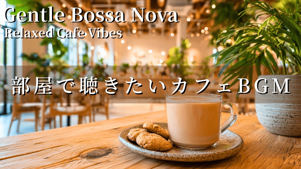 【カフェBGM】穏やかなリラックスカフェ時間｜ボサノバ音楽｜集中・瞑想・勉強・リラックス・癒し音楽・作業用BGM・カフェBGM