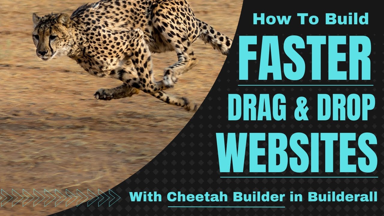 How To Build a Website With the Cheetah Website Builder in Builderall + Free Builderall Trial