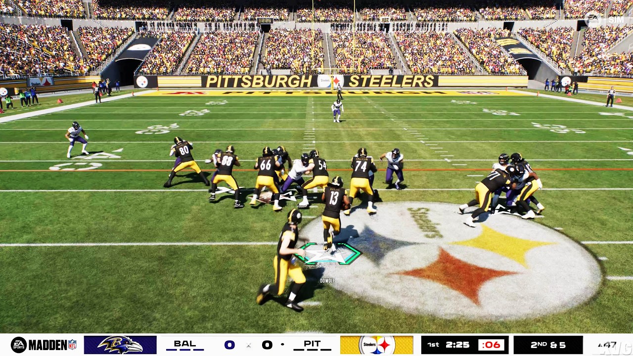 Madden NFL 27 &mdash; Балтимор Рэйвенс против Питтсбург Стилерз &mdash; Геймплей (PS5 UHD) [4K60FPS]