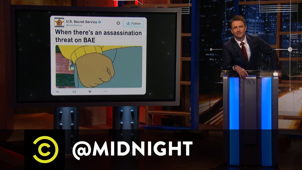 The Secret Service Subtweets Donald Trump - @midnight with Chris Hardwick