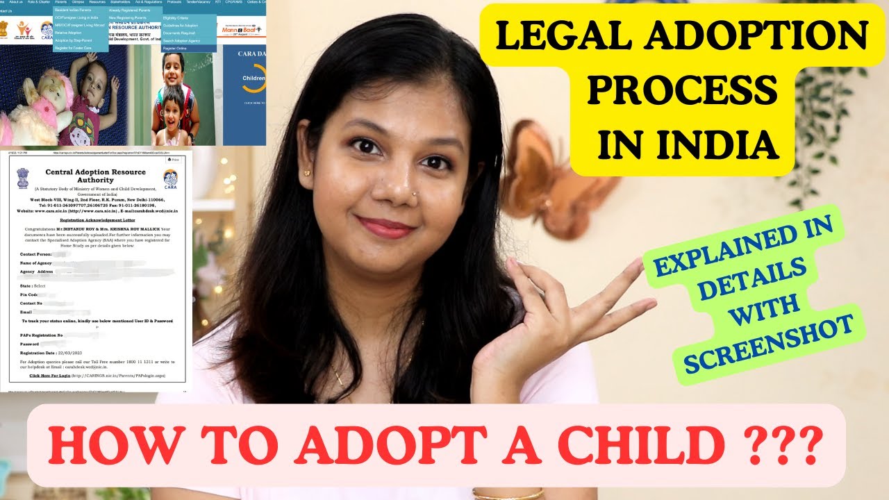 HOW TO ADOPT A CHILD?? | LEGAL PROCESS IN INDIA | EXPLAINED WITH SCREENSHOTS | KRISHNA ROY MALLICK
