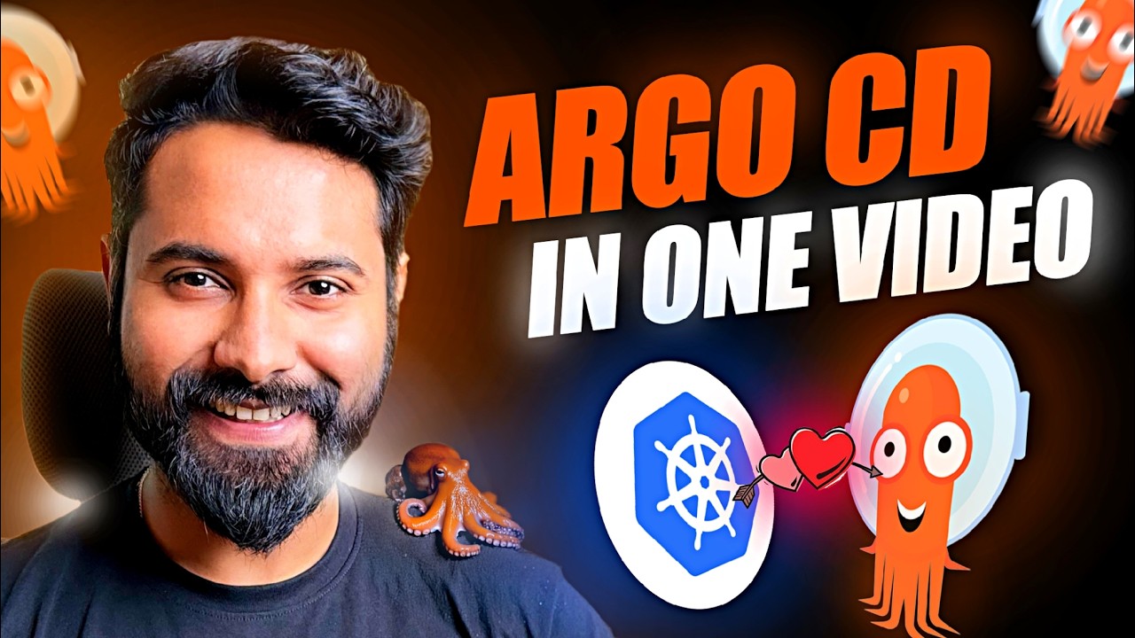 ArgoCD In One Shot | Full CICD Pipeline | ArgoCD & GitHub Actions (Hindi)