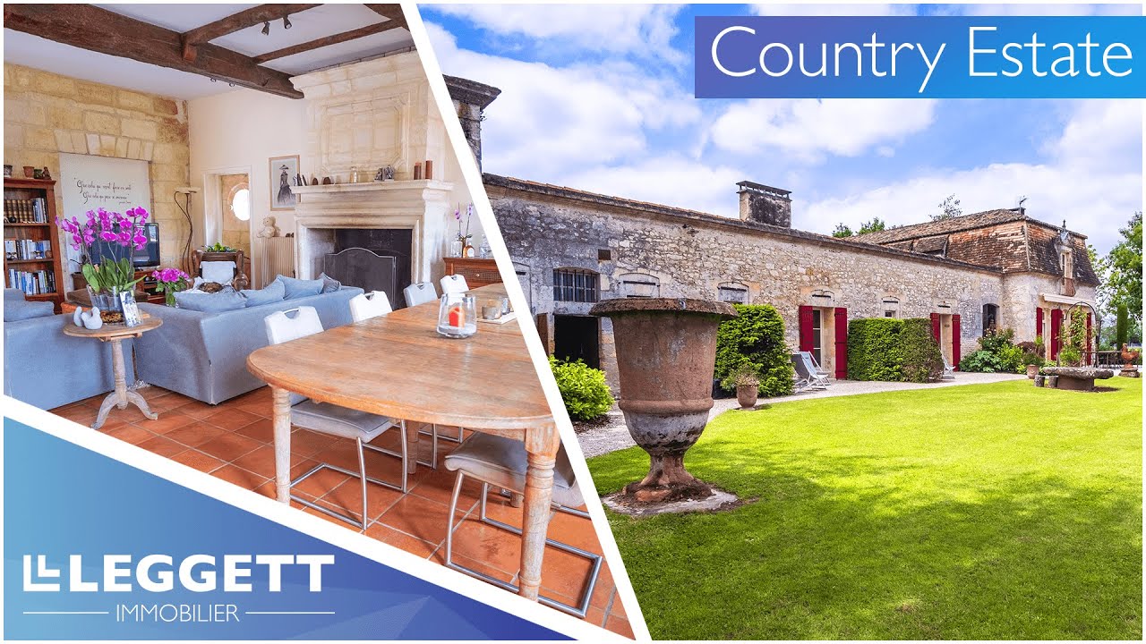 Magnificent riverside country estate set at the heart of the Périgord Pourpre - Ref.: A04239