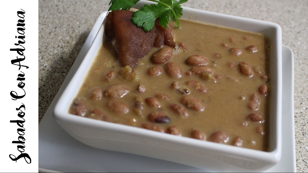 Como hacer unos Frijoles Paisas Colombianos - Sabados Con Adriana