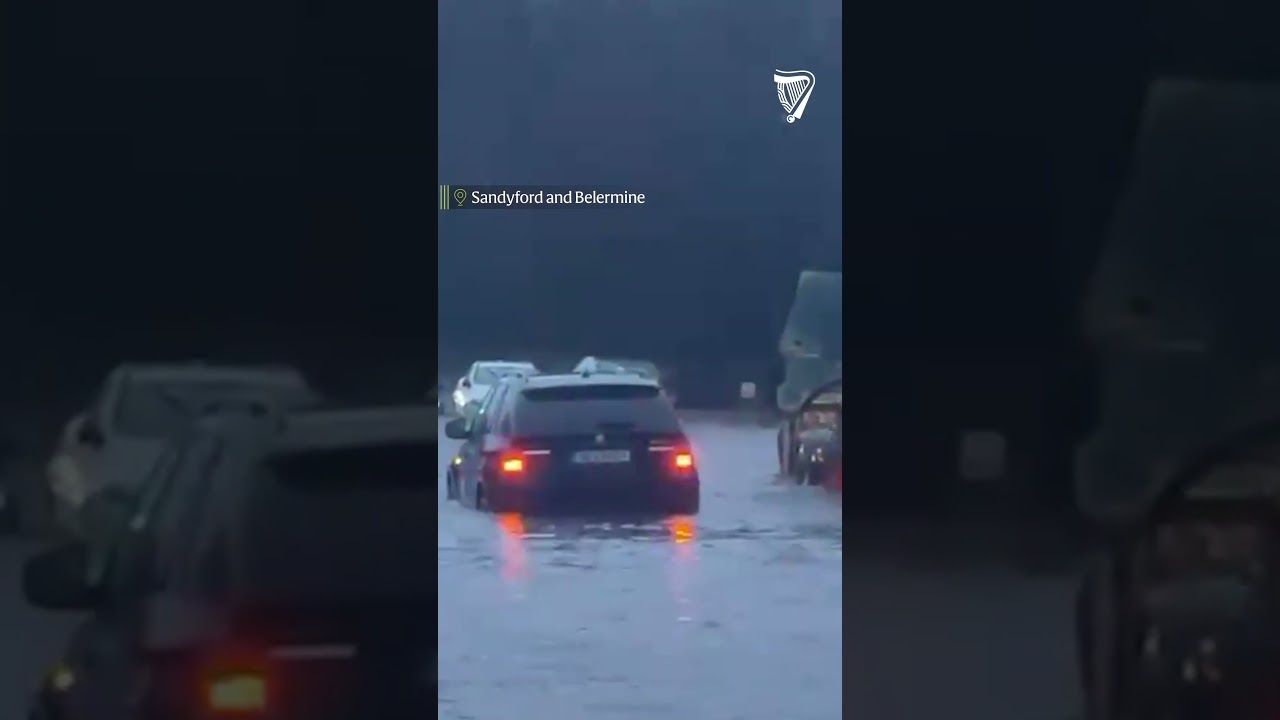 Major flooding across Dublin after Storm Chandra hits Ireland