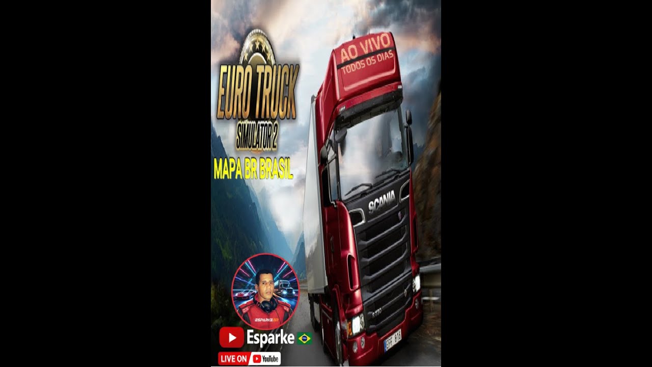 🎥SHORTS AO VIVO ETS2 1.58 Mapa original Mais Dlcs🚛14º Dia🌅Na Estrada🚛