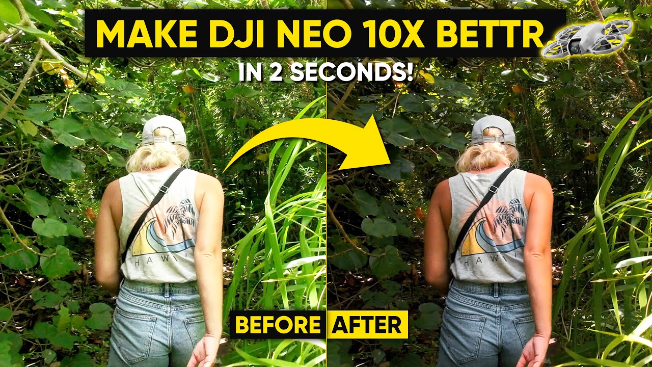 Как сделать видео с DJI Neo в 10 раз лучше за 2 секунды!