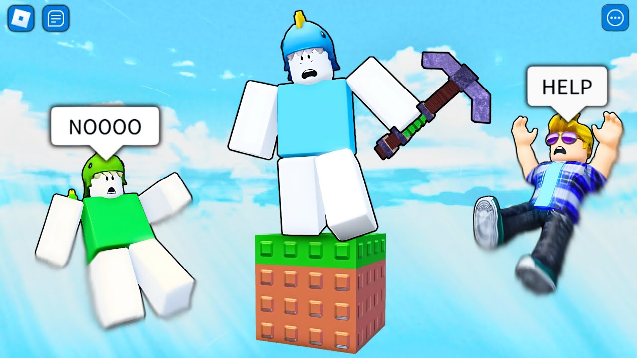 ROBLOX One Block 🧱 СМЕШНЫЕ МОМЕНТЫ (МЕМЫ)