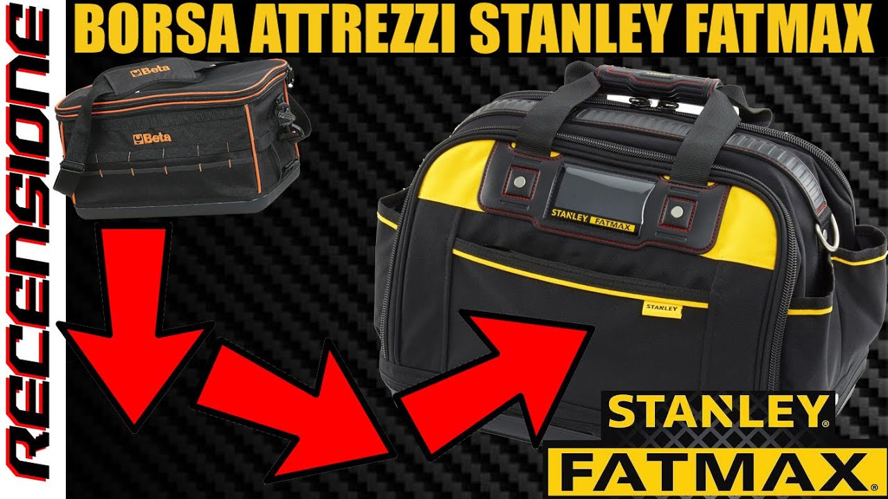 Cambio borsa da elettricista degli attrezzi ! RECENSIONE Stanley Fatmax FMST1