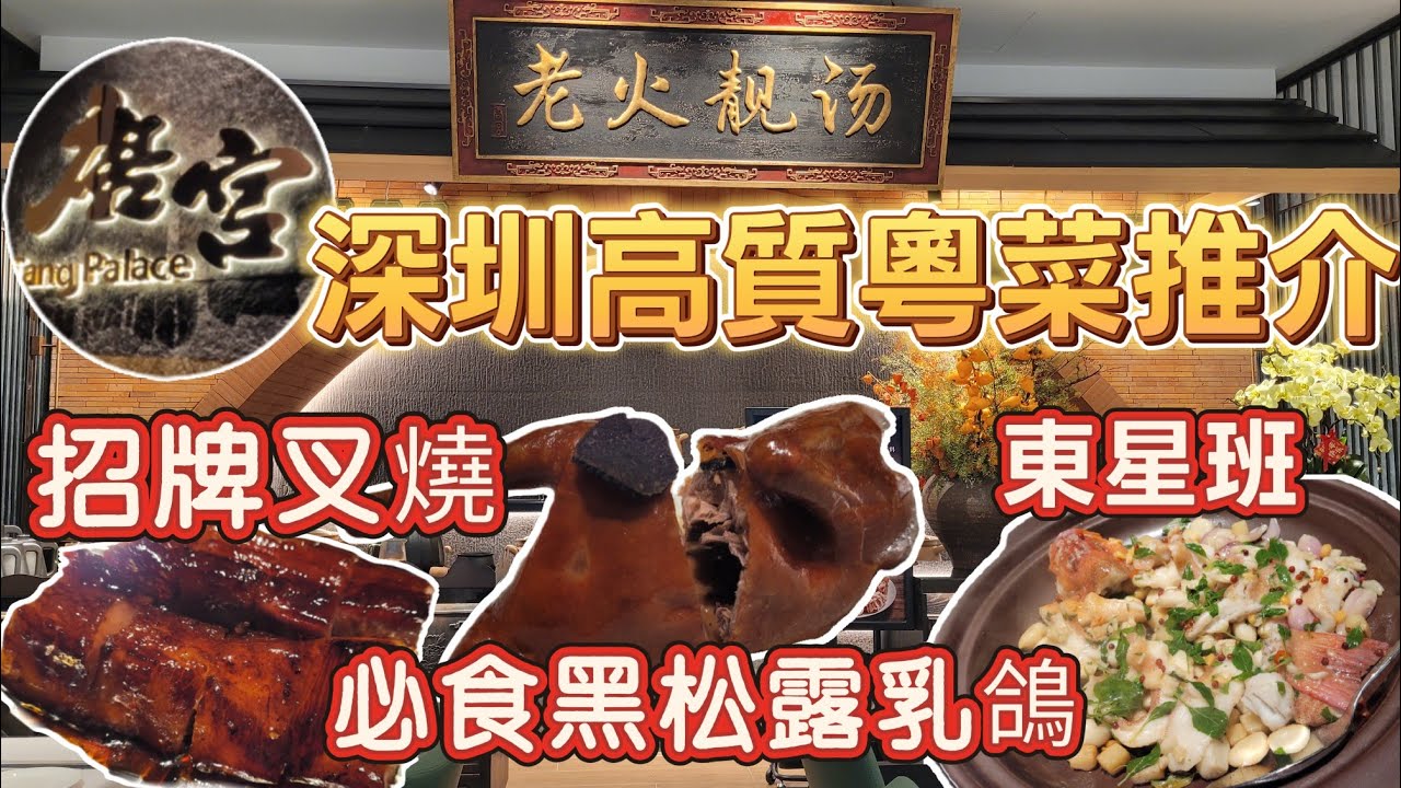深圳吃喝玩樂推介(EP87) - | 深圳高貿粵菜推介 | 深圳灣新店開張 | 年夜飯開年飯推介 | 必食黑松露脆皮乳鴿 | 金銀菜燉白肺湯 | 生磨杏仁茶 | 