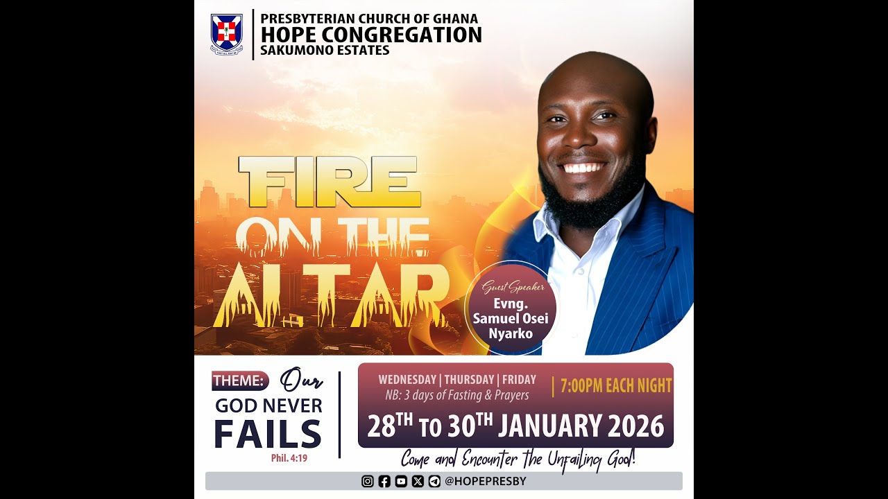 Fire On the Altar - 28th January 2026