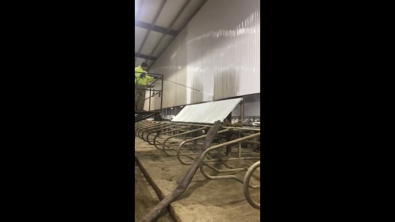 Cleaning the Barn Baffles