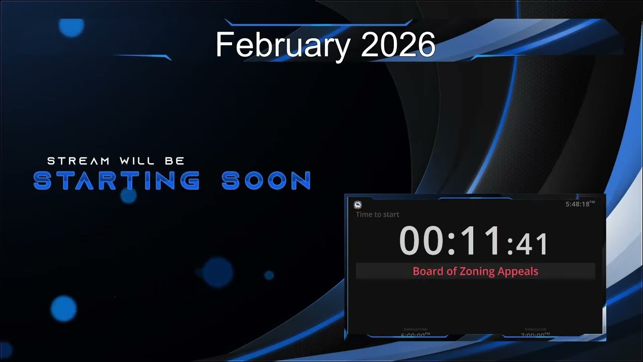 Board of Zoning Appeals - February 2026