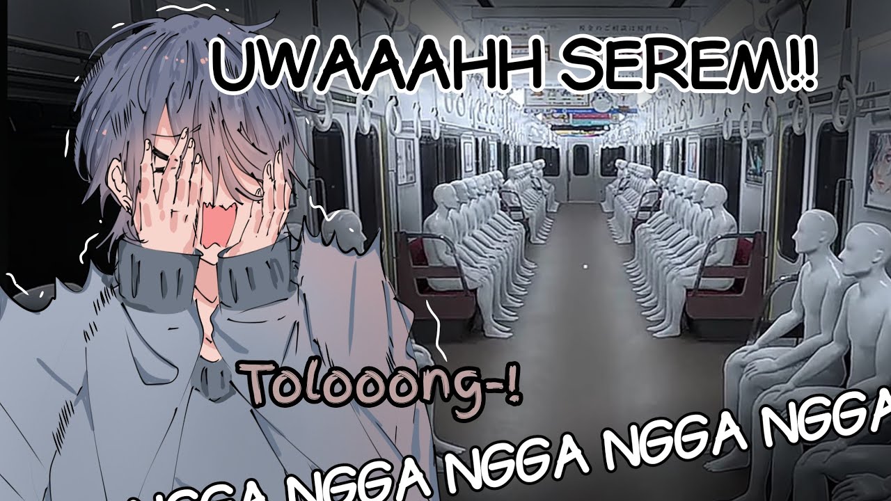 [Sub Indo] MOMEN KAWAII SOU DI GAME HORROR PLATFORM 8 || Teriakan Tantrum😭 - Utaite Sub Indonesia