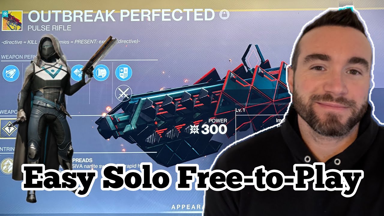 How to Get the Outbreak Pulse Rifle in Destiny 2 - Solo Hunter Free-to-Play Guide!
