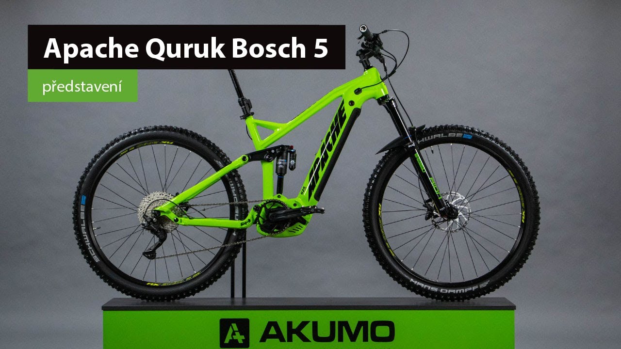 Elektrokolo APACHE Quruk Bosch 5 - celoodpružené horské elektrokolo
