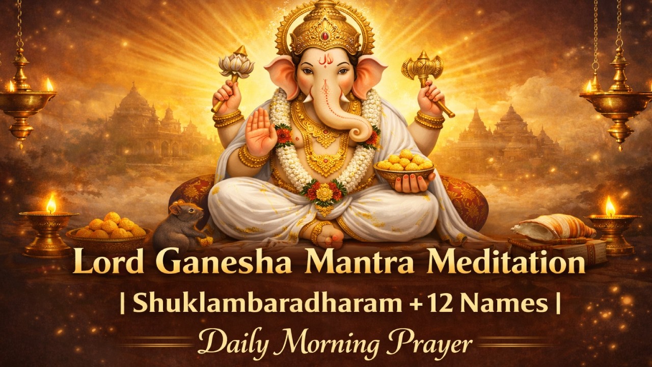 Shree Ganesh Mantra 1 Hour 🔱 Remove Obstacles & Attract Success | Powerful Ganpati Jaap
