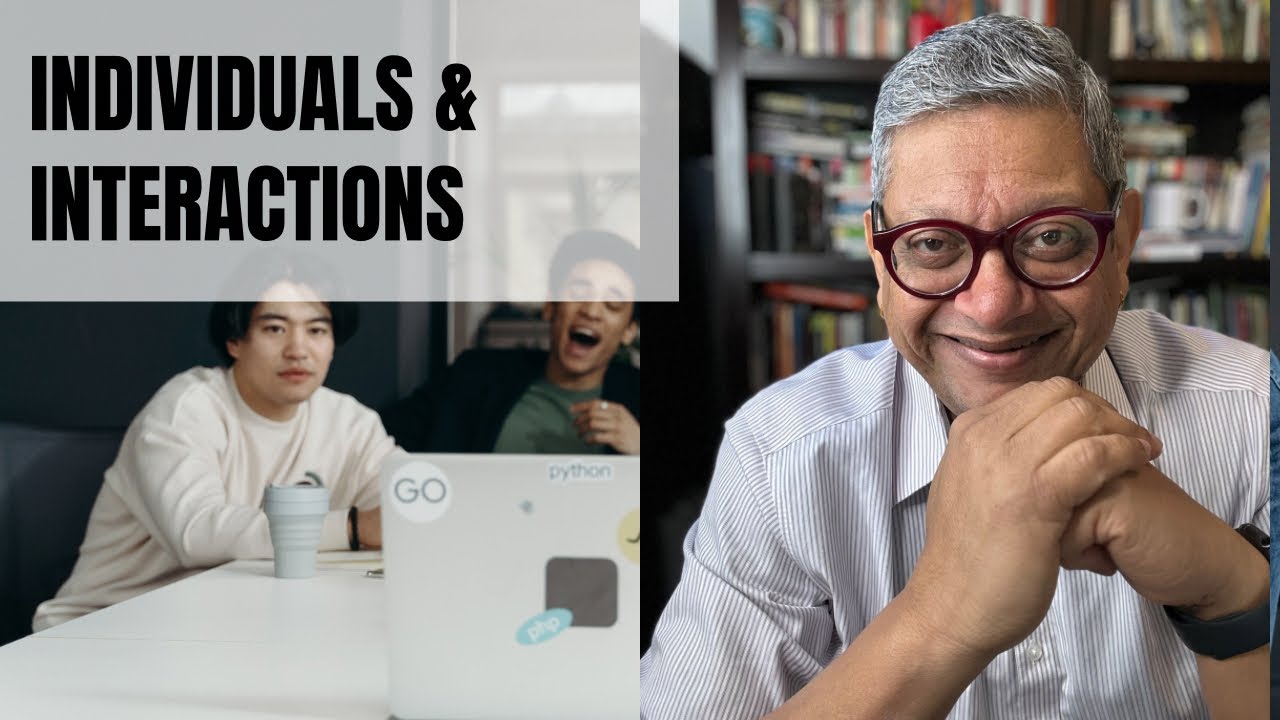 Individuals and Interactions over Process and Tools | Core Agile Values #scrum #values