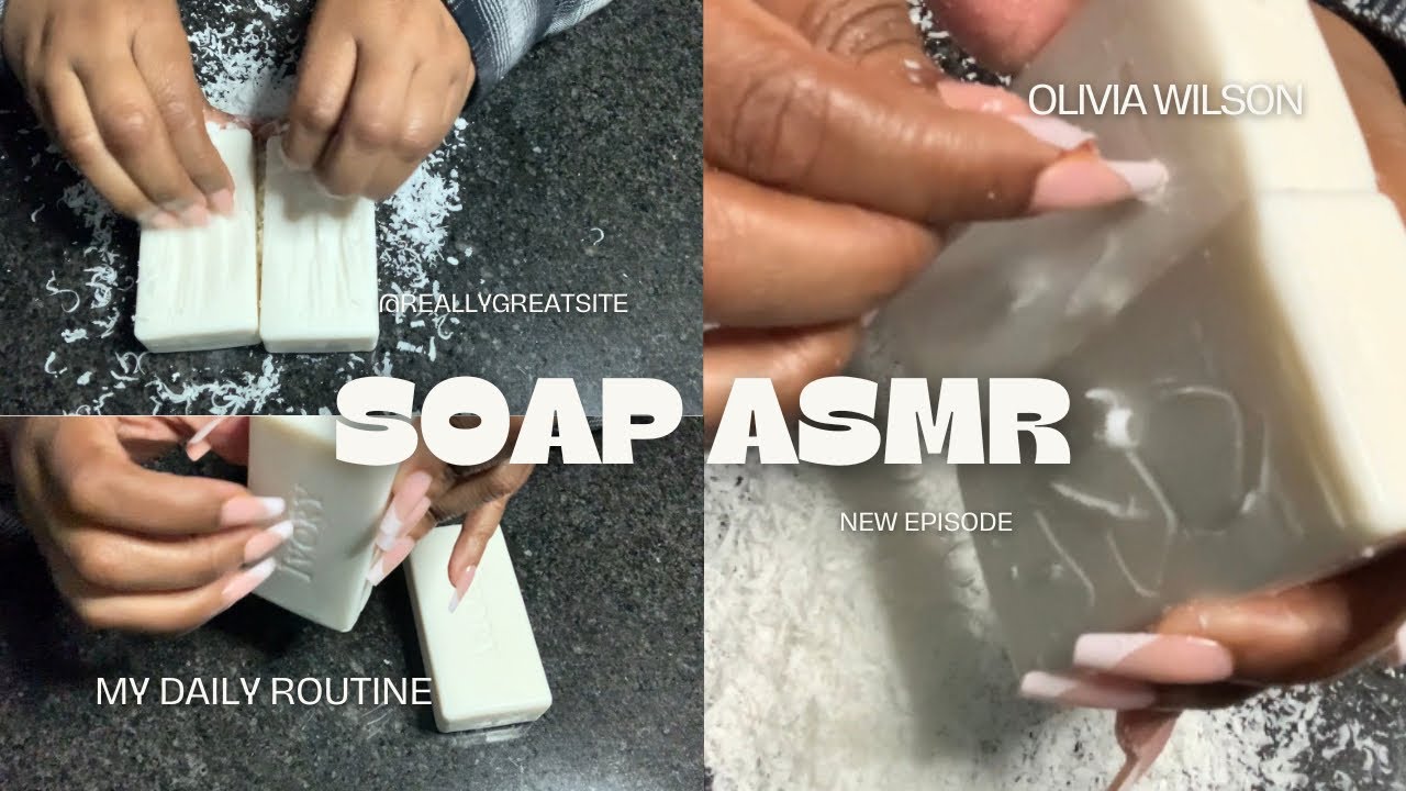 ASMR SOAP SCRATCHING AND TAPPING