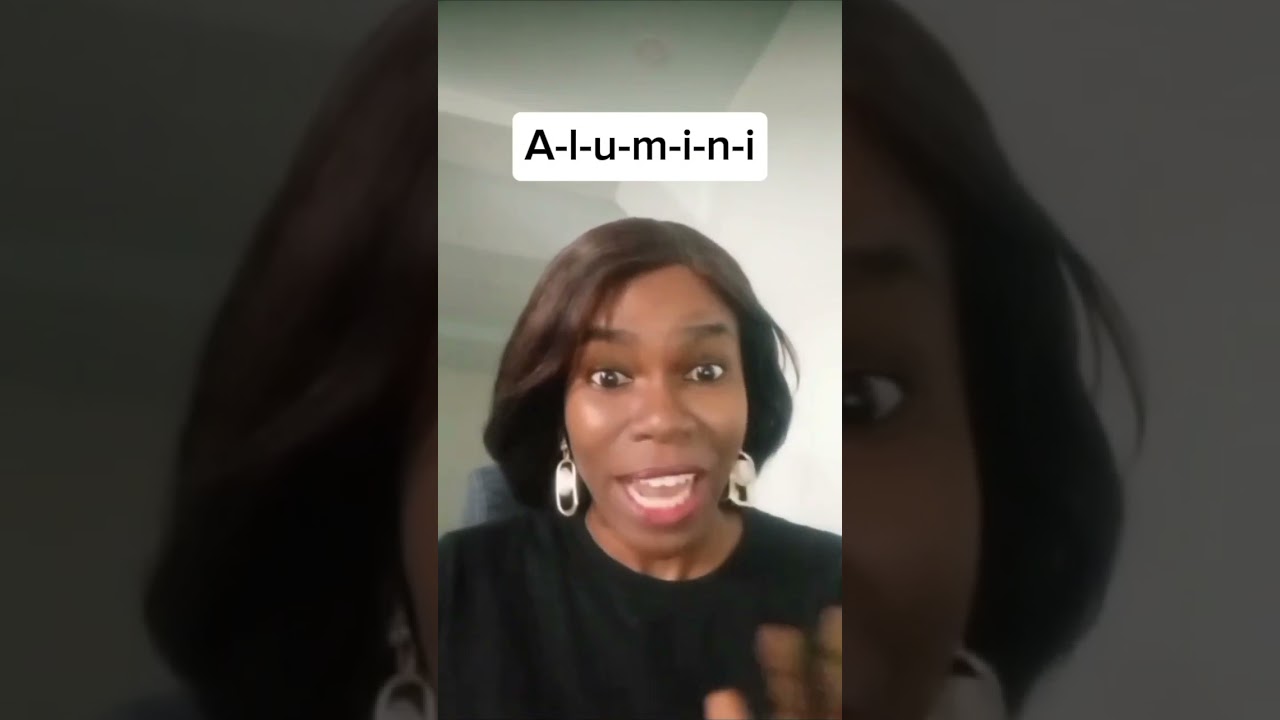 When do you use alumni, alumnus,alumnae? 😅#pronunciation #learnenglish