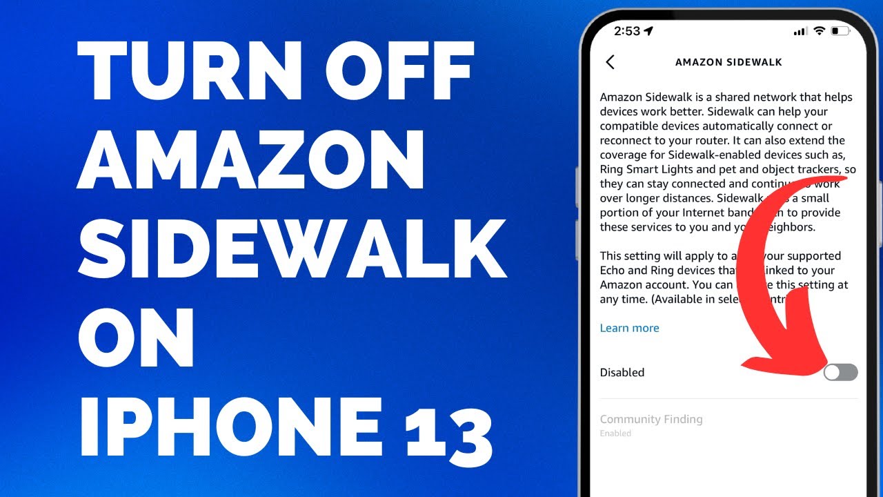 How to Turn Off Amazon Sidewalk on iPhone 13 - Step by Step Tutorial