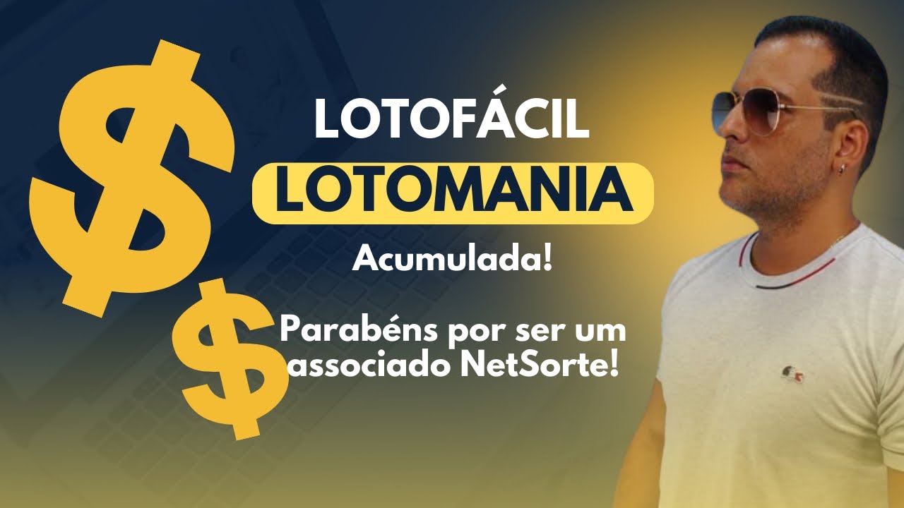 Lotof&aacute;cil e Lotomania acumulada! Parab&eacute;ns por ser um associado NetSorte 🍀👏🏻👏🏻👏🏻