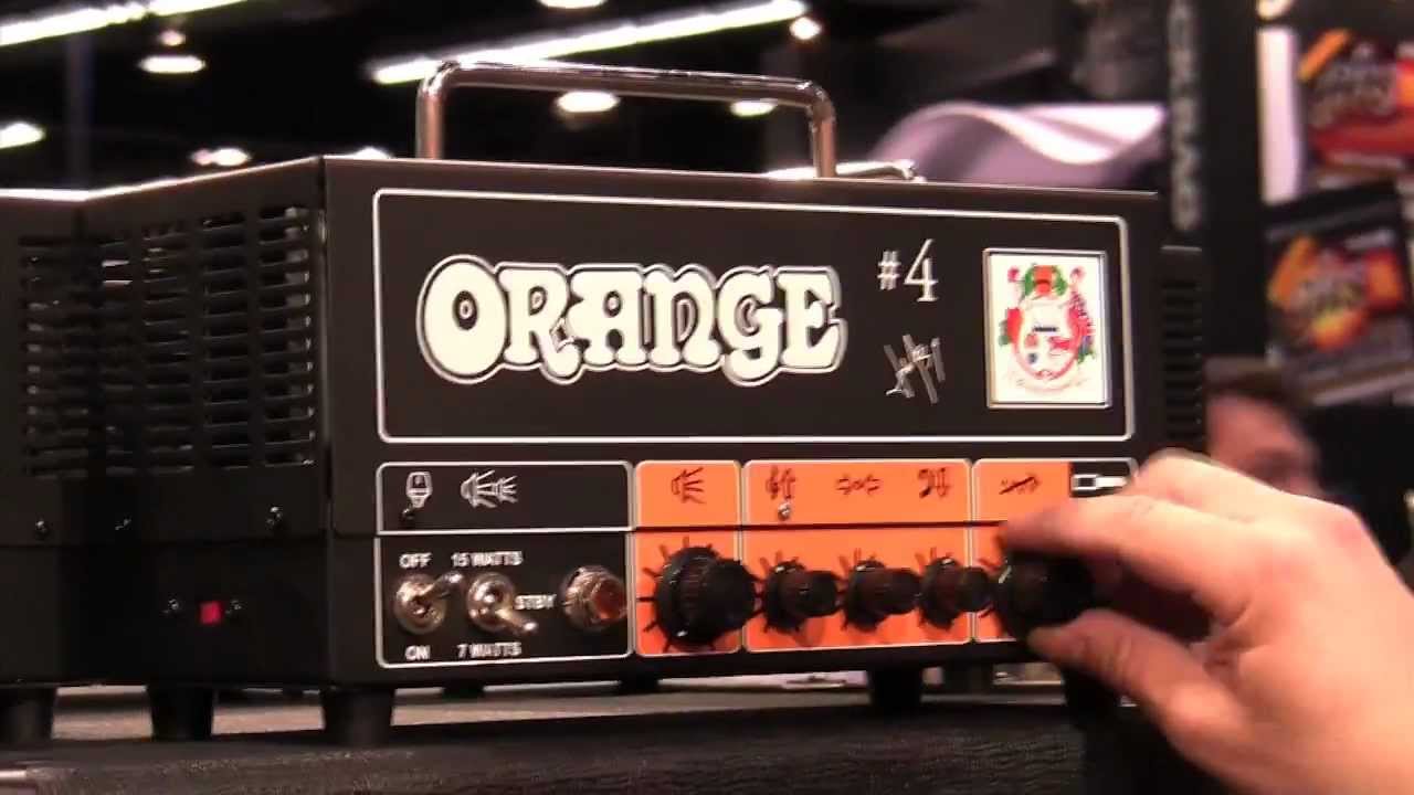 Sweetwater at Winter NAMM 2012 - Orange Jim Root Terror Head and Cab Overview