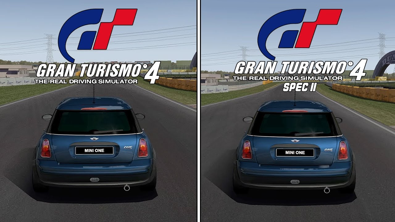 GT4 vs GT4 Spec II | MINI ONE | Sound Comparison