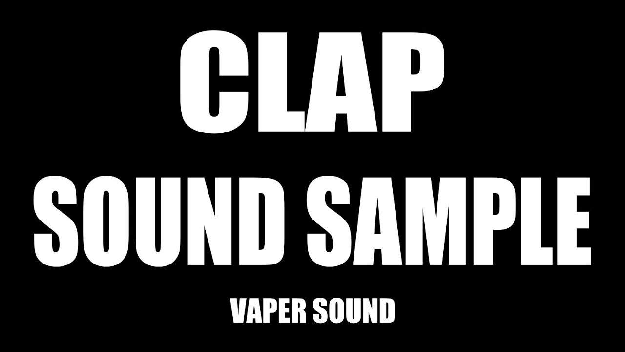 Clap sound sample pack (sound effect)
