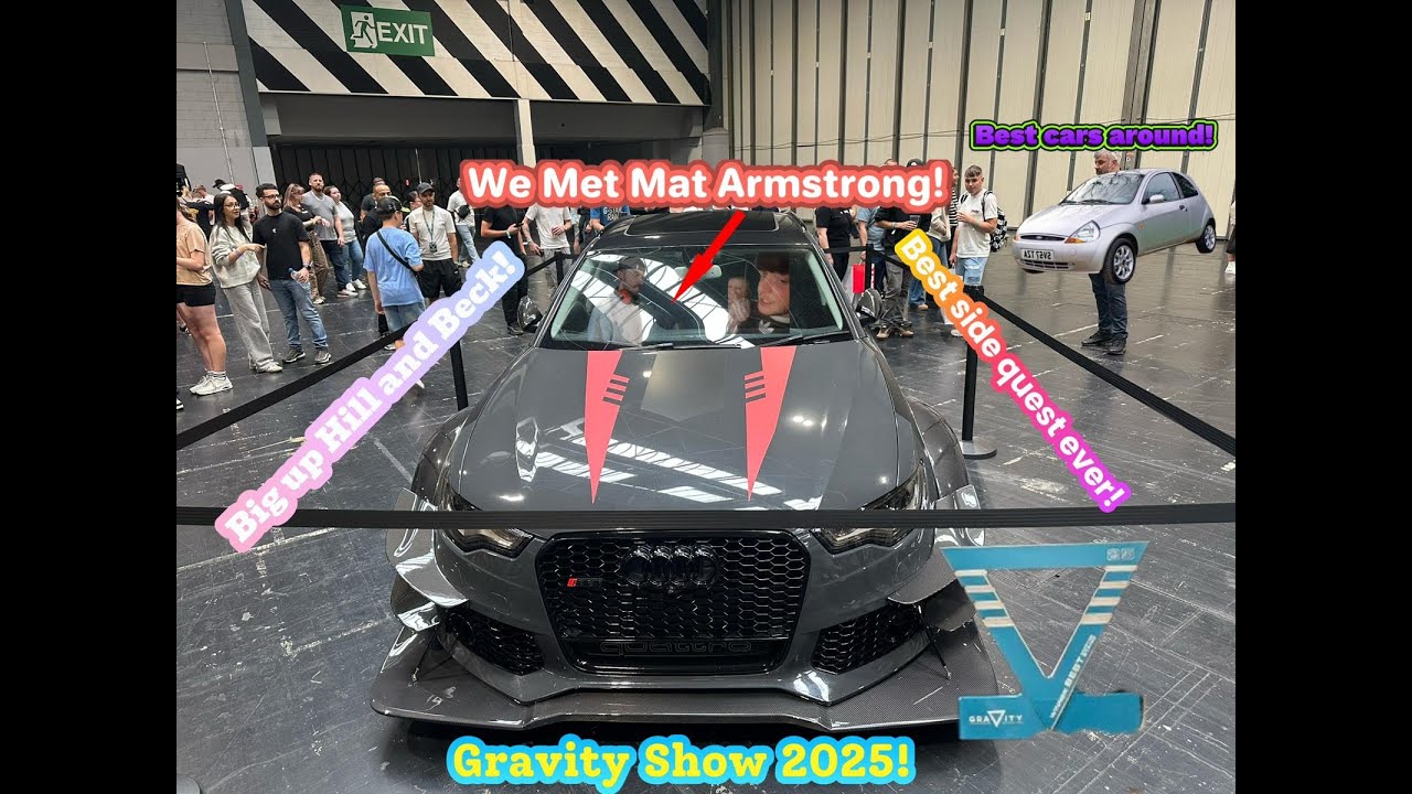 WE MET MAT ARMSTRONG on the Ultimate Side Quest! Gravity Show 2025! Vlog 28!