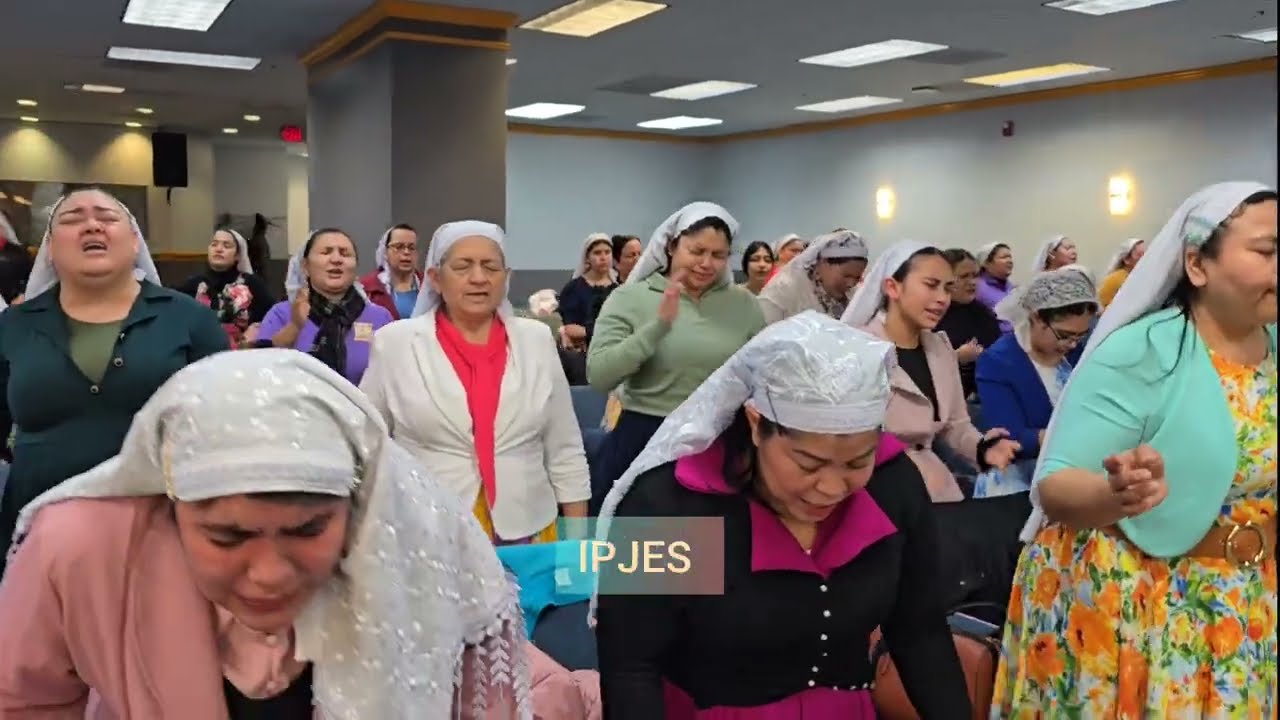 Se derramó el poder de Dios en su pueblo COROS de fuego 🔥 desde Sterling Virginia usa Hermano German