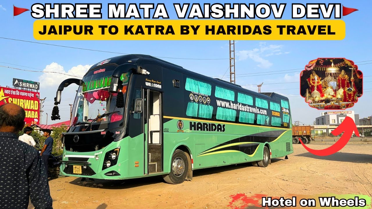 Jaipur To Katra | जयपुर से कटरा | श्री माता वैष्णो देवी | Haridas Travel On Board Washroom