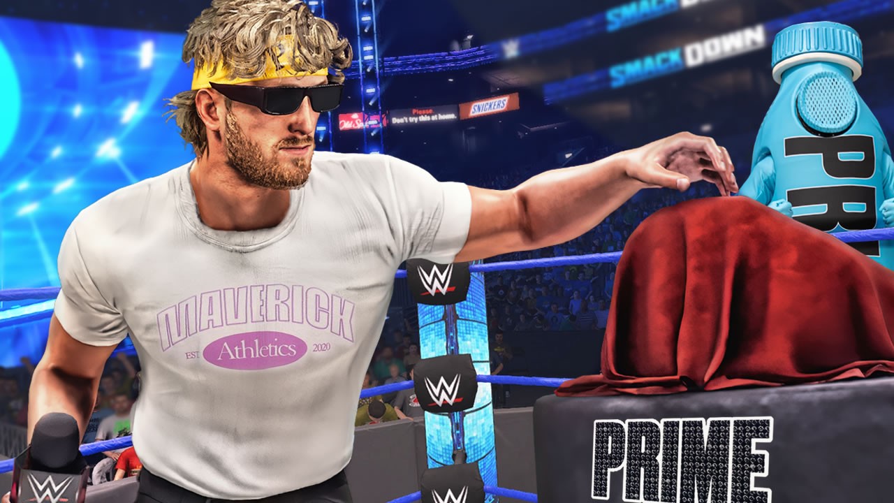 LOGAN PAUL CONVERTS WWE U.S TITLE TO PRIME BELT! 🥇